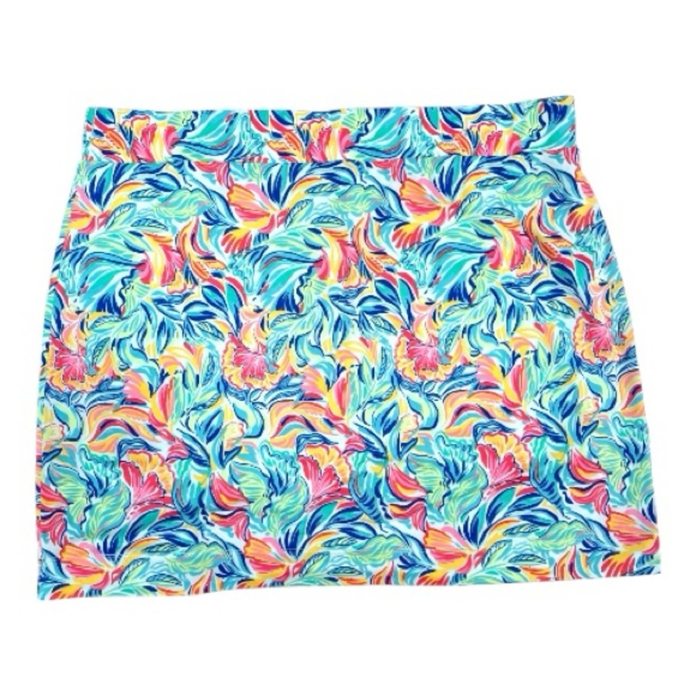 Stella Parker Floral Tennis Golf Skort XL NWT Hawaiian Ocean UPF 50